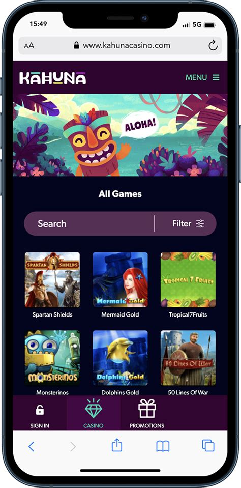 Kahuna Casino Review ᐈ 40+ Live Games .